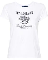 Polo Ralph Lauren - Shrunken Fit Graphic Jersey Tee - Lyst