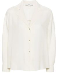 Vince - Semi-Sheer Silk Shirt - Lyst