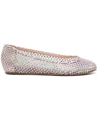 Le Silla - Gilda Rhinestone-embellished Ballerina Shoes - Lyst