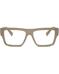 Dolce & Gabbana - Rectangle-Frame Glasses - Lyst