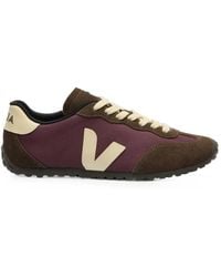 Veja - Suede-Panelled Logo-Patch Sneakers - Lyst