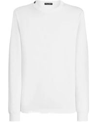 Dolce & Gabbana - Long-Sleeve Cotton T-Shirt - Lyst