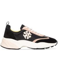 Tory Burch - Good Luck Trainer Shoes/Cream/ Leather/Suede - Lyst