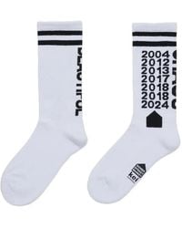 Dover Street Market - Logo-Print Striped Socks - Lyst