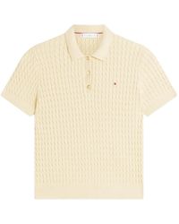Tommy Hilfiger - Cable-Knit Polo Shirt - Lyst