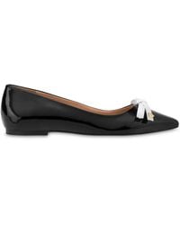 Love Moschino - Ballerines À Détail De Nœud - Lyst