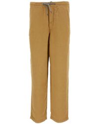 Paul Smith - Linen-Blend Drawstring Relaxed Pants - Lyst
