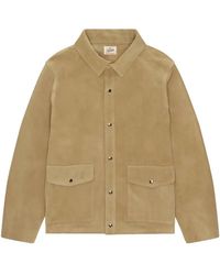 Fortela - Patch-Pocket Suede Jacket - Lyst
