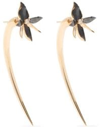 Shaun Leane - Diamond Orchid Hook Earrings - Lyst