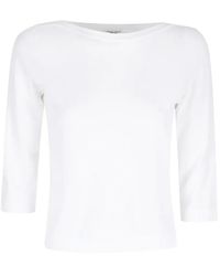Roberto Collina - Camiseta Con Cuello Barco - Lyst