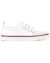 Thom Browne - Touch-strap Low-top Sneakers - Lyst