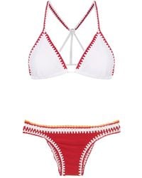 Amir Slama - Two-Tone Design Bikini Set - Lyst