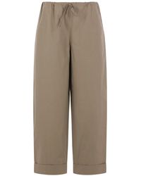 The Row - Delano Cotton Trousers - Lyst