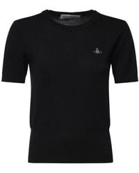 Vivienne Westwood - Orb Embroidered Short-Sleeve T-Shirt - Lyst