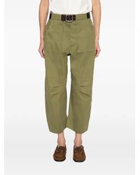 Sea - Pleated-Knee Cargo Pants - Lyst