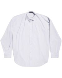 Balenciaga - Cocoon Striped Shirt - Lyst