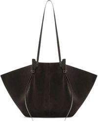 Yuzefi - Large Mochi Suede Shoulder Bag - Lyst