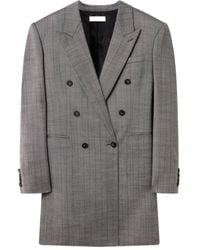 Stella McCartney - Pinstripe Double-Breasted Coat - Lyst