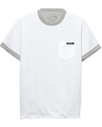 Prada - Reversible Cotton T-Shirt - Lyst