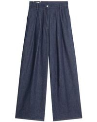 Dries Van Noten - Wide Pleated Jeans - Lyst