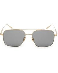 ROTATE BIRGER CHRISTENSEN - X Chimi Pilot-Frame Double-Bridge Sunglasses - Lyst