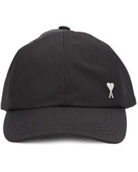 Ami Paris - Cotton Ami De Coeur Stud Cap - Lyst