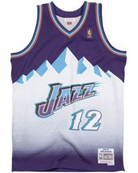 Mitchell & Ness - "Utah Jazz Road 1996-97 Karl Malone" Swingman Jersey - Lyst