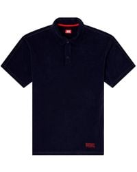 DIESEL - Joshua-D-Core Embroidered-Logo Polo Shirt - Lyst