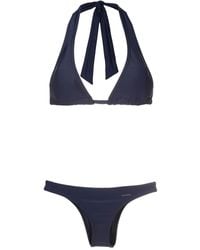 Amir Slama - Bikini Triangular Con Cuello Halter - Lyst