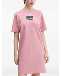 KARL LAGERFELD - Robe Courte À Franges - Lyst