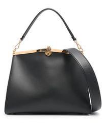 Etro - Large Vela Leather Shoulder Bag - Lyst