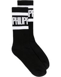 Philipp Plein - Logo-Print Socks - Lyst