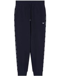 Emporio Armani - Logo-Tape Track Pants - Lyst