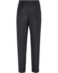 Brunello Cucinelli - Plissierte Hose - Lyst
