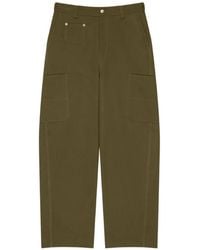 Givenchy - Couture Seam Katoenen Broek Met Paris-Borduurwerk - Lyst