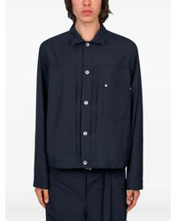 Sacai - Pleated Pocket Jacket - Lyst