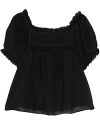 Doen - Top Frances Con Ruches - Lyst