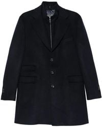 Alberto Gozzi - Single-Breasted Wool Coat - Lyst
