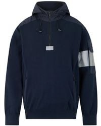 Paul & Shark - Panelled Half-Zip Hoodie - Lyst