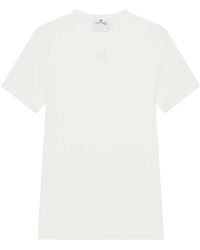 Courreges - Tailored Cotton T-Shirt - Lyst