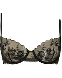 Twinset - Floral Tulle Bra - Lyst