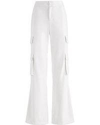 Alice + Olivia - Hayes Faux Leather Cargo Trousers - Lyst