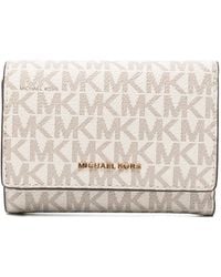 Michael Kors - Medium Bryant Signature Logo Wallet - Lyst