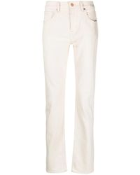 7 For All Mankind - Straight Denim Trousers - Lyst