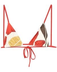 SIR. - Julietta Flower-Print Bikini Top - Lyst
