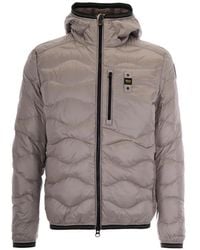 Blauer - Quilted Hooded Jacket - Lyst