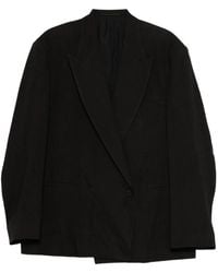 Studio Nicholson - Blazer Met Dubbele Rij Knopen - Lyst