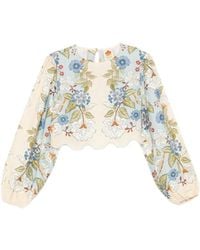 FARM Rio - Garden Linen Blouse - Lyst