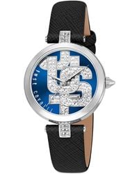 Just Cavalli - Maiuscola Crystal-Embellished 32Mm Watch - Lyst