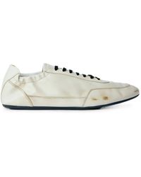 Prada - Collapse Leather Sneakers - Lyst